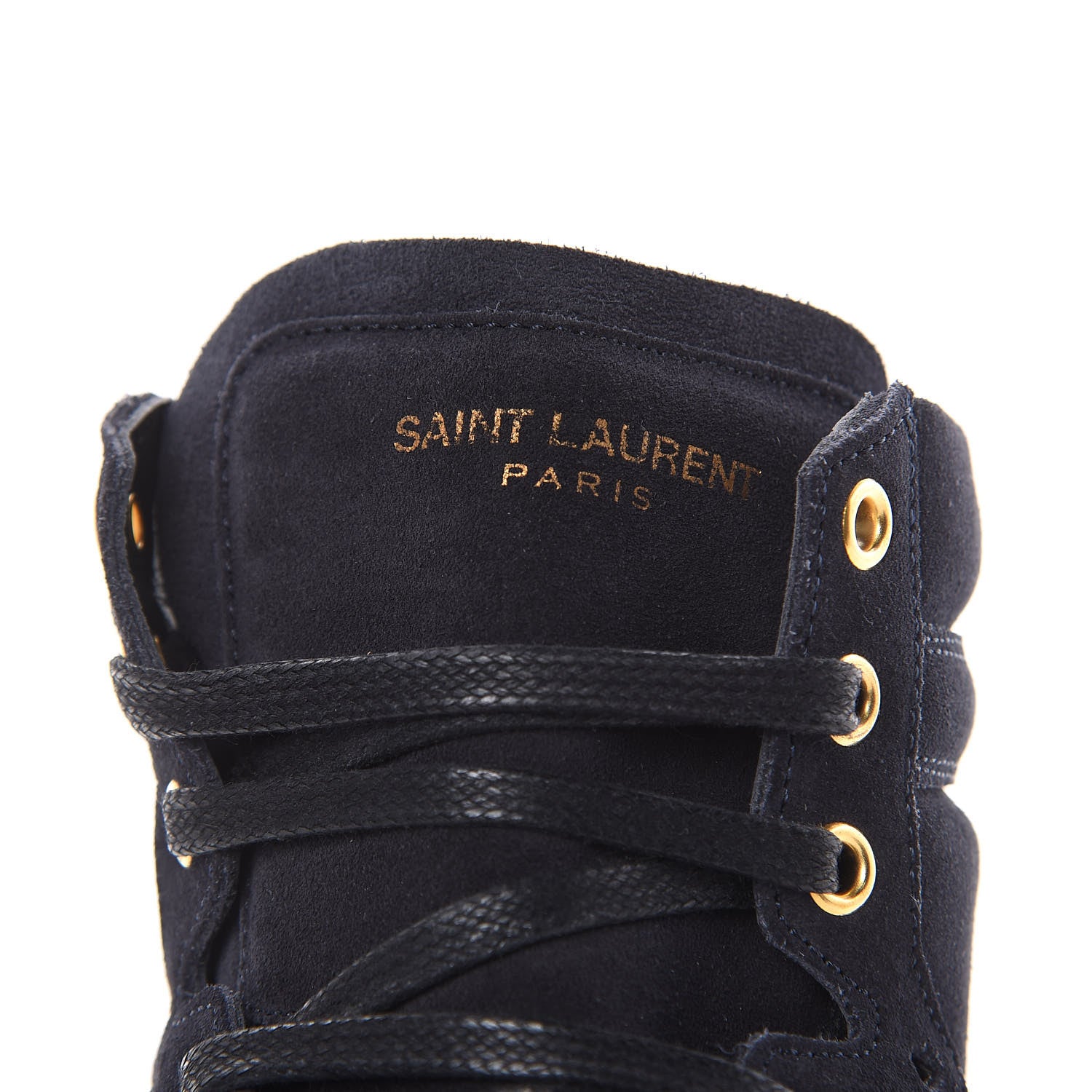 Saint Laurent Suede Soho Mens Court Classic SL/10H High Top Sneakers 41 Midnight Blue 7 of 8