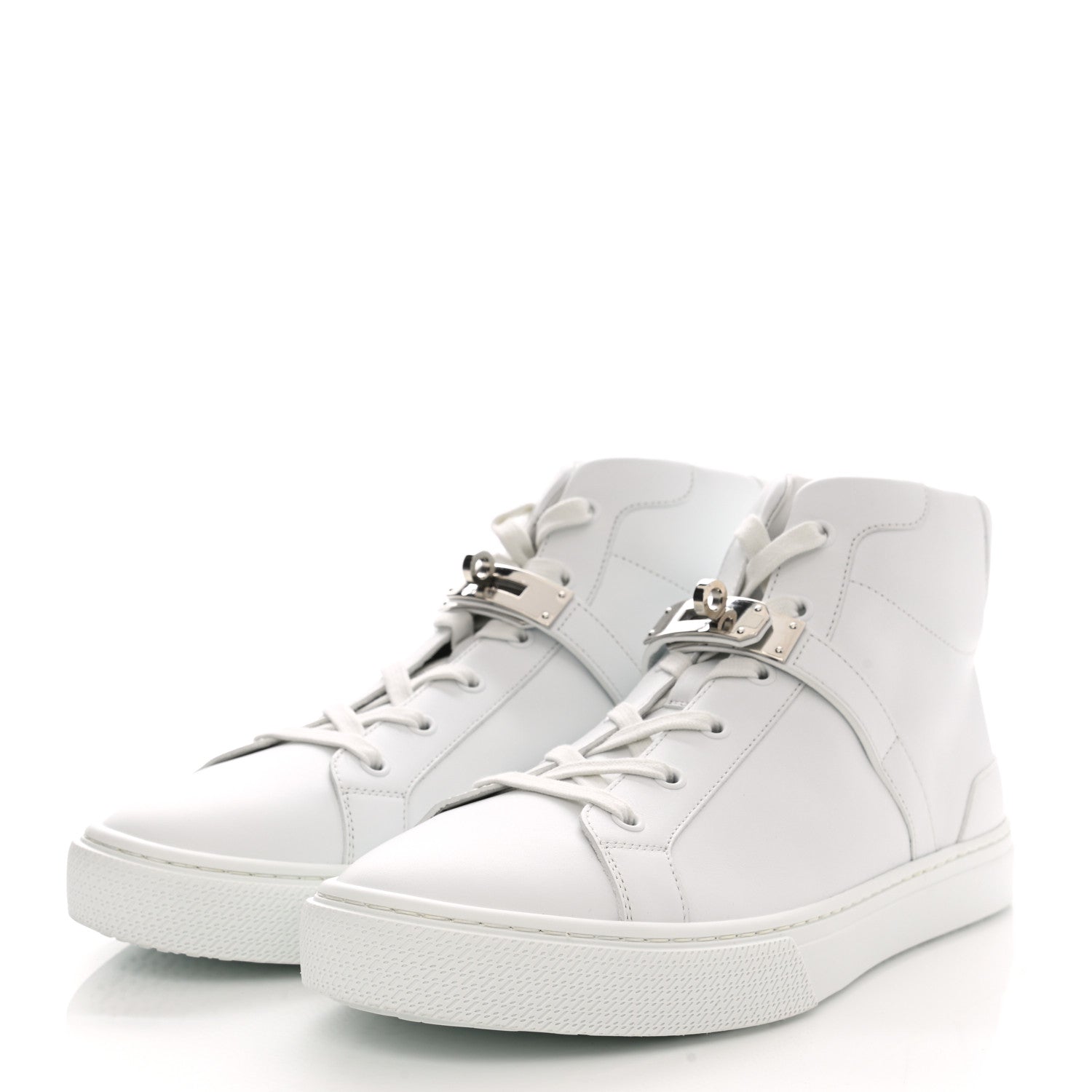 Hermes Calfskin Mens Daydream Sneakers 42 White 3 of 8