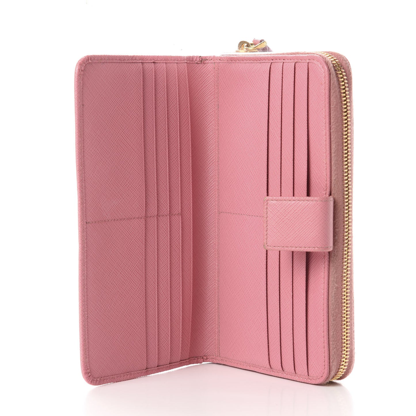 Saffiano Continental Flap Wallet Petalo