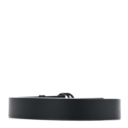 Gucci Selleria Calfskin Monochrome Interlocking G 37mm Belt 90 36 Black 2 of 5