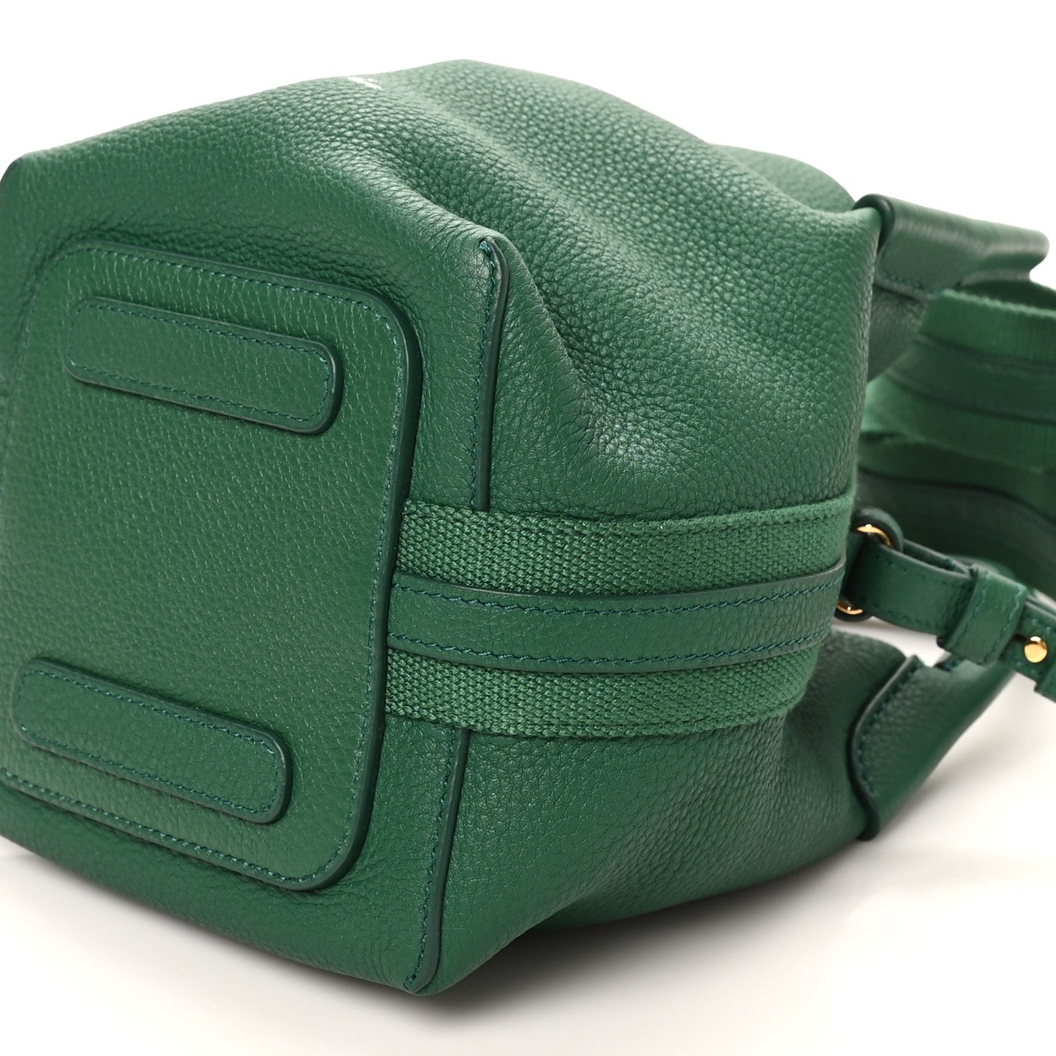 Loro Piana Grained Calfskin Micro Bale Bag Forest Leaves 1790658