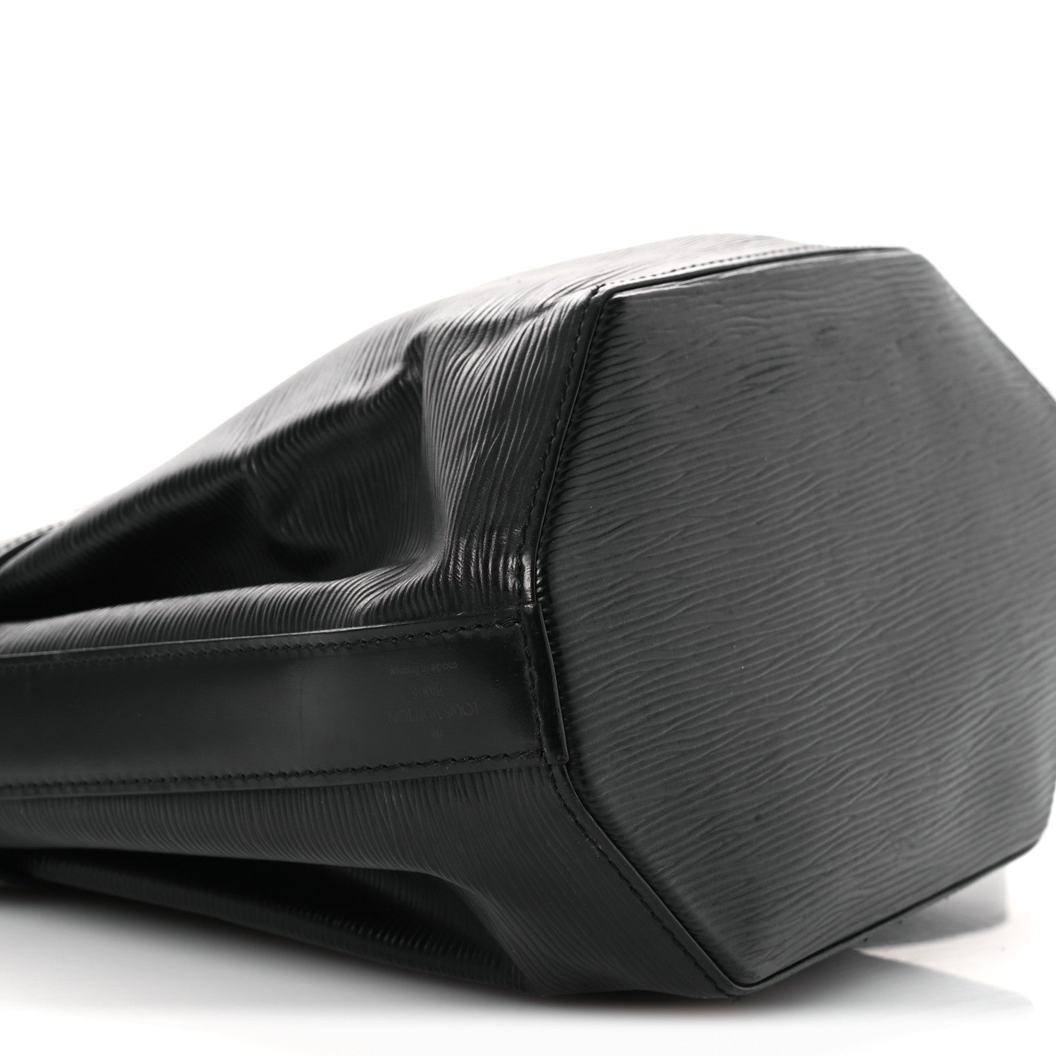 Louis Vuitton Epi Sac D'epaule Black 8 of 12