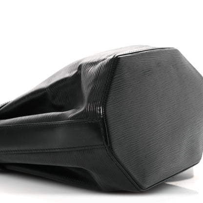 Louis Vuitton Epi Sac D'epaule Black 8 of 12