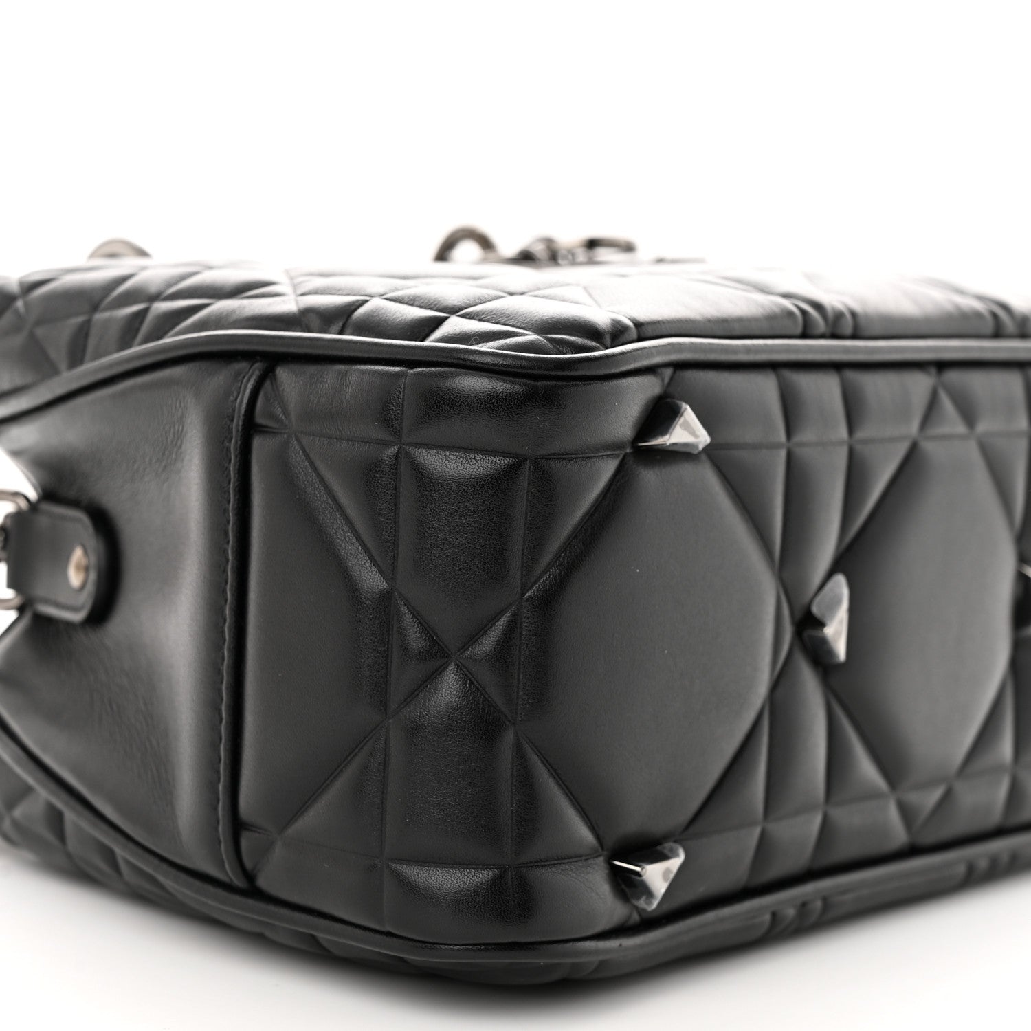 Christian Dior Calfskin Cannage Small The Lady 95.22 Black 9 of 10