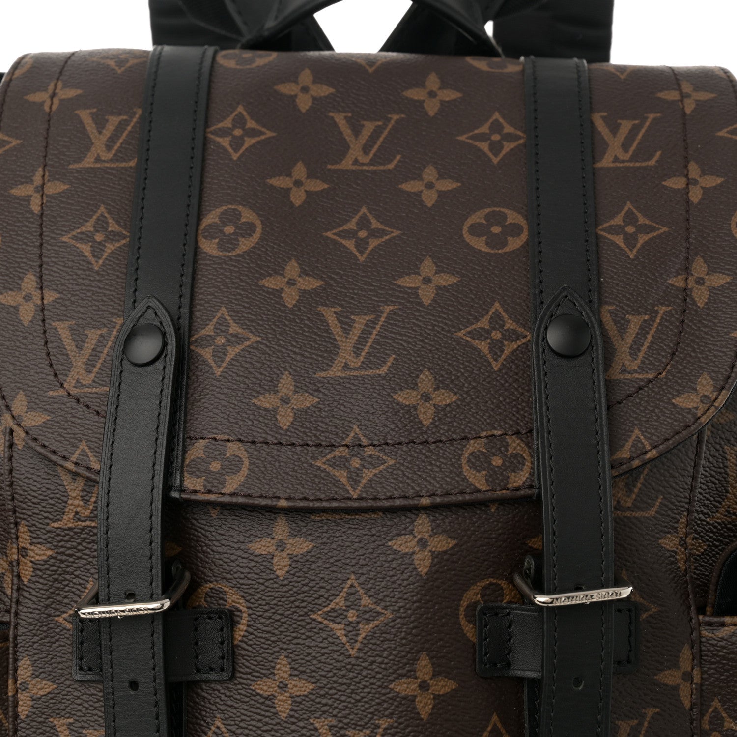 Louis Vuitton Monogram Macassar Christopher MM Backpack 8 of 10