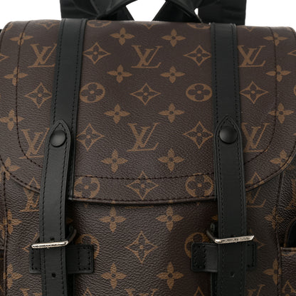 Louis Vuitton Monogram Macassar Christopher MM Backpack 8 of 10