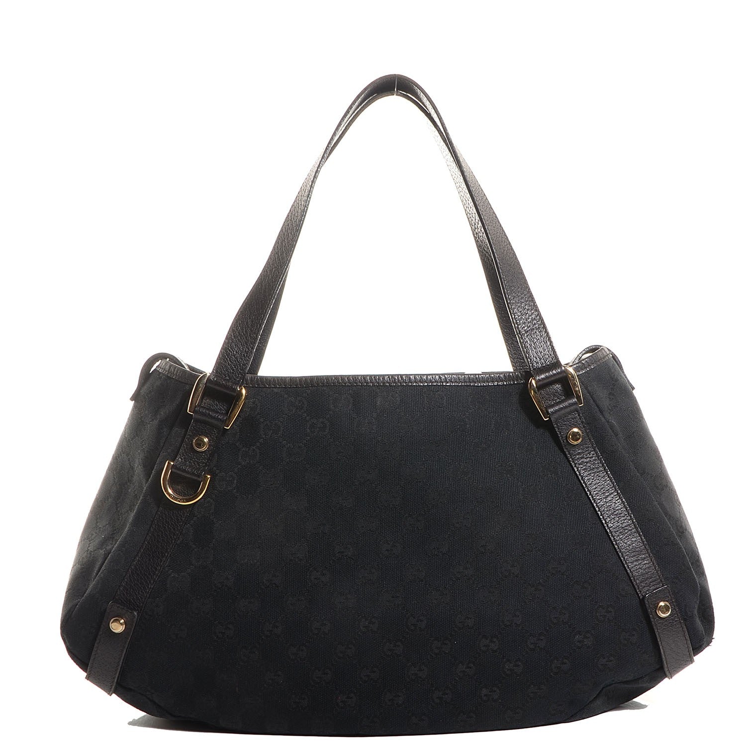 Gucci Monogram Medium Abbey Shoulder Bag Black 1 of 7