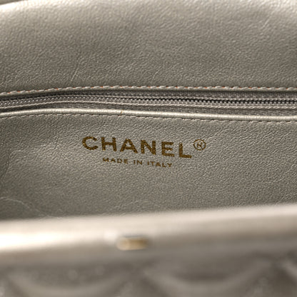 Chanel Metallic Calfskin Quilted Timeless Clutch Gold 6 of 12