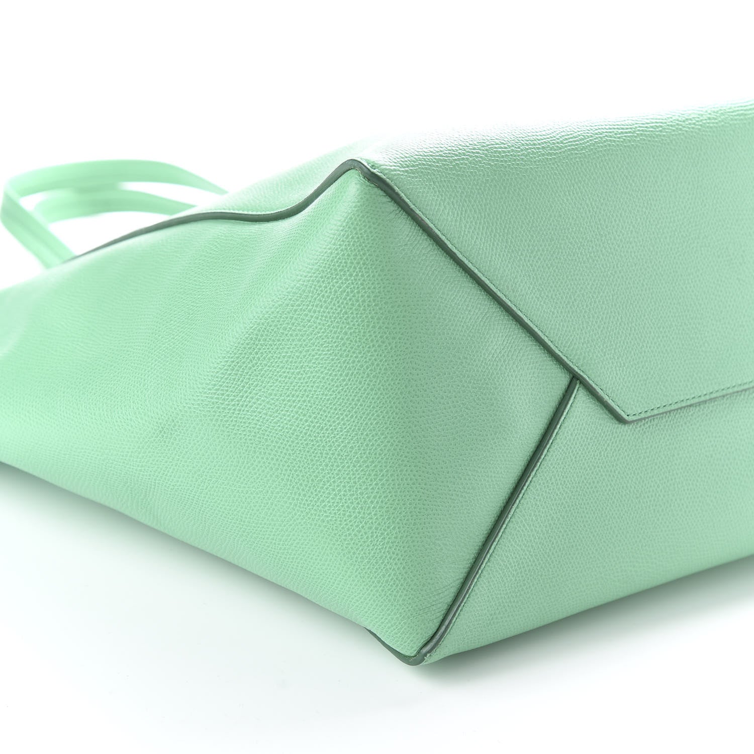 Celine Grained Calfskin Small Horizontal Cabas Phantom Mint 8 of 9