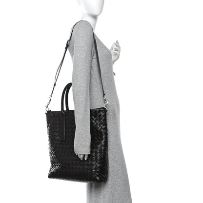Bottega Veneta Calfskin Intrecciato Zipped North South Tote Fondant 2 of 13