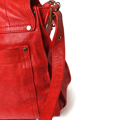 Proenza Schouler Lambskin PS1 Extra Large Satchel Lipstick Red 30 of 41