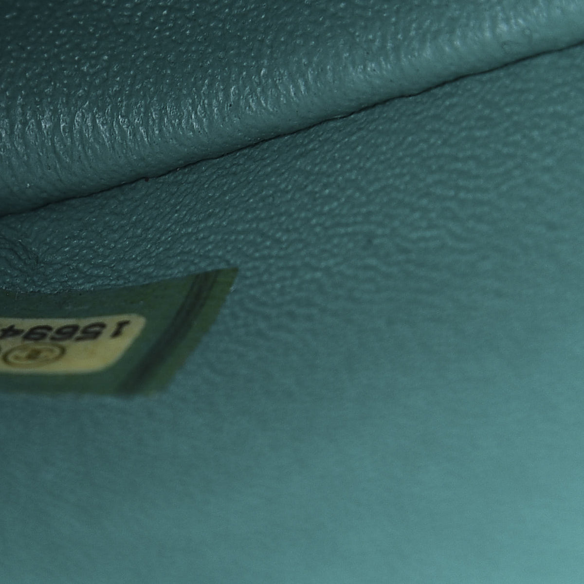 Chanel Patent Calfskin Quilted Mini Rectangular Flap Green 7 of 12