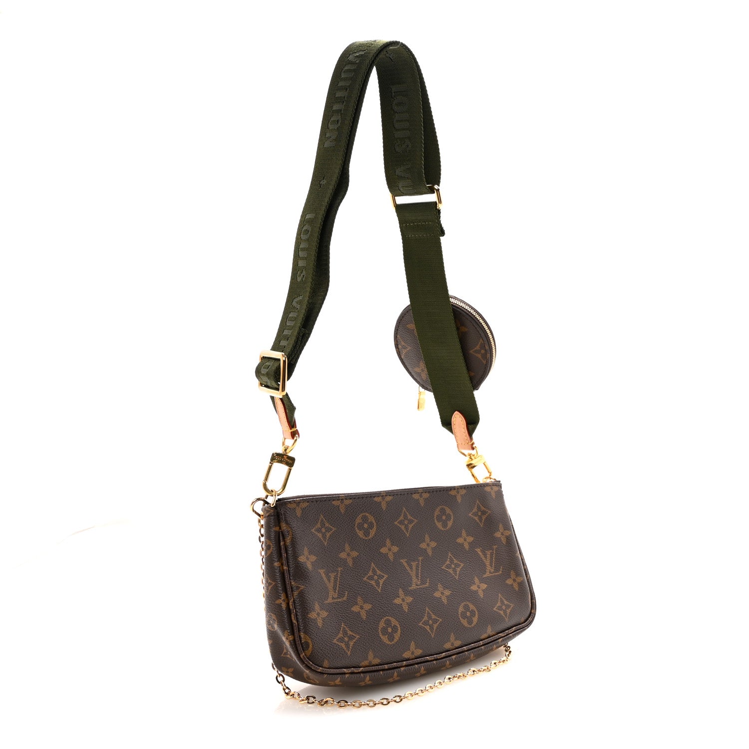 Louis Vuitton Monogram Multi Pochette Accessories Kaki 3 of 9