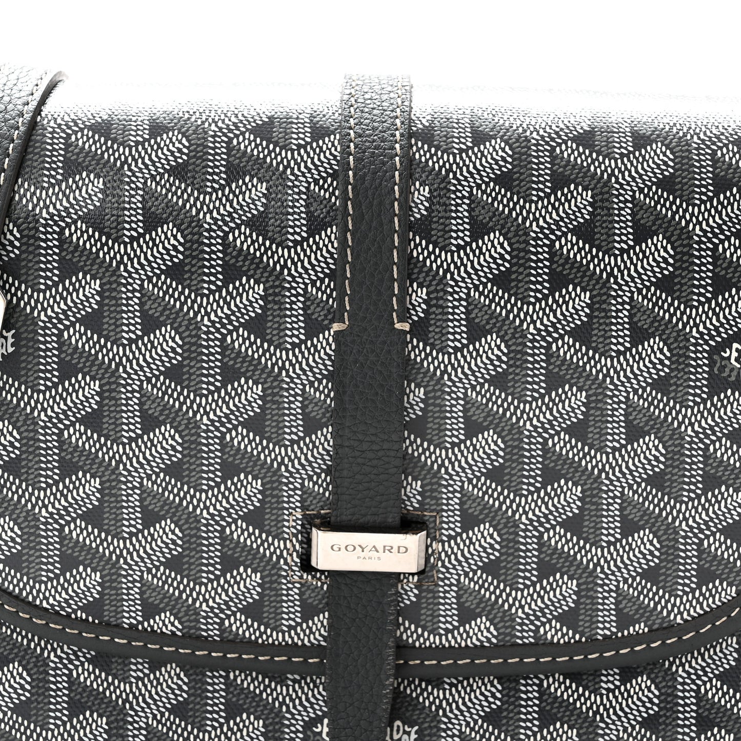 Goyardine Belvedere II PM Messenger Bag Gray