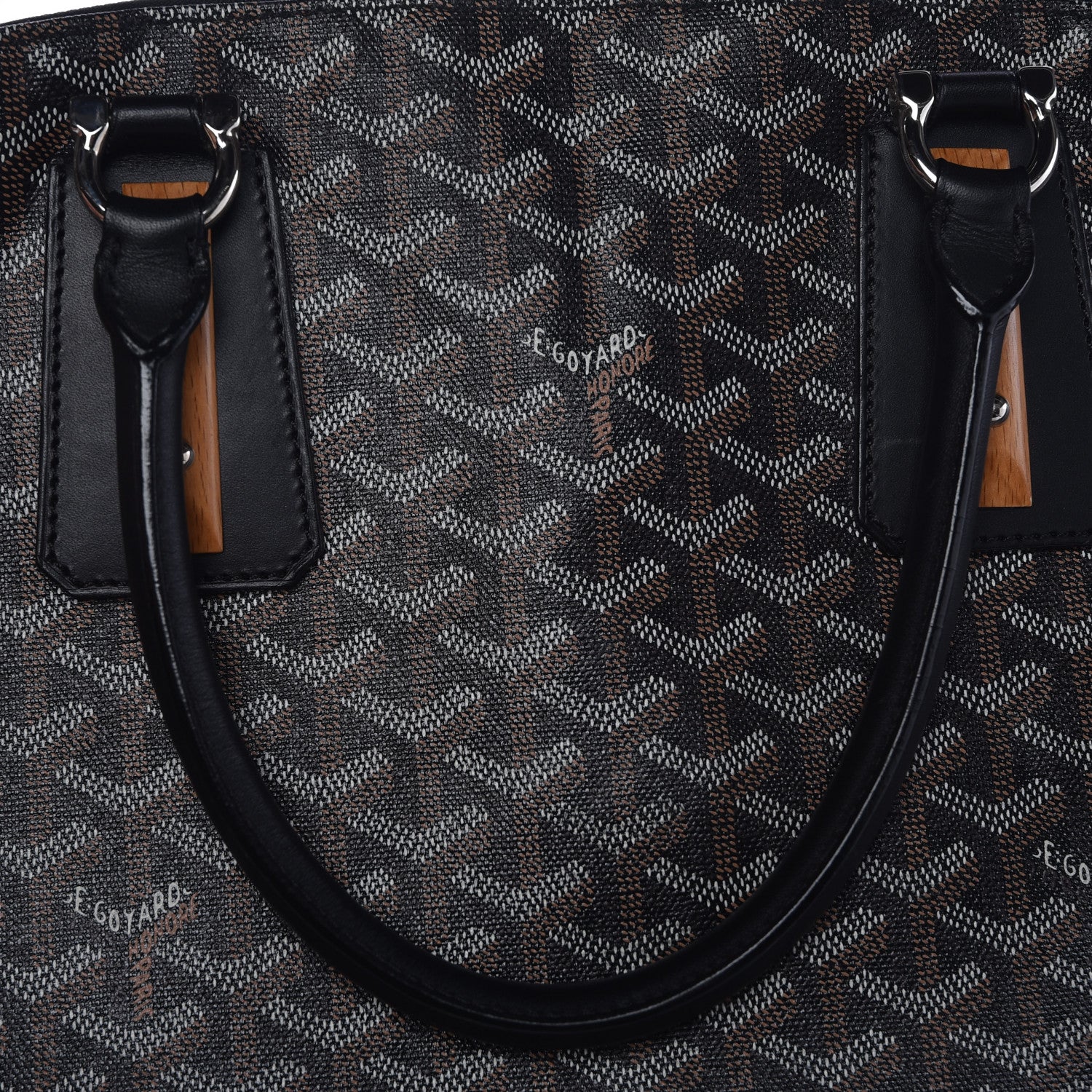 Goyard Goyardine Sac Vendome GM Black 11 of 16