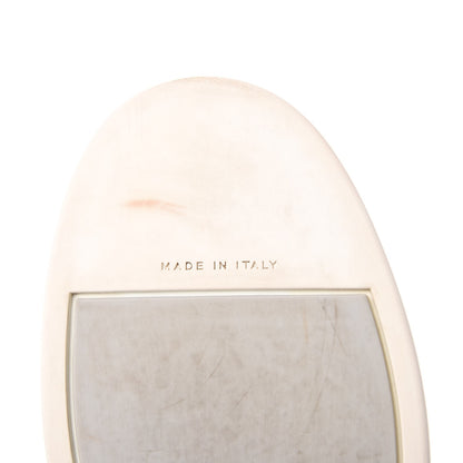 Chanel Iridescent Goatskin Sneakers 40.5 White Silver 11 of 13