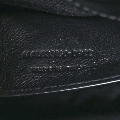 Saint Laurent Crinkled Lambskin Matelasse Monogram Baby Niki Chain Satchel Black 7 of 9