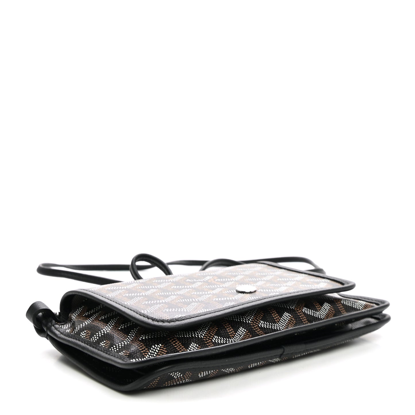 Goyardine Plumet Wallet Clutch Black