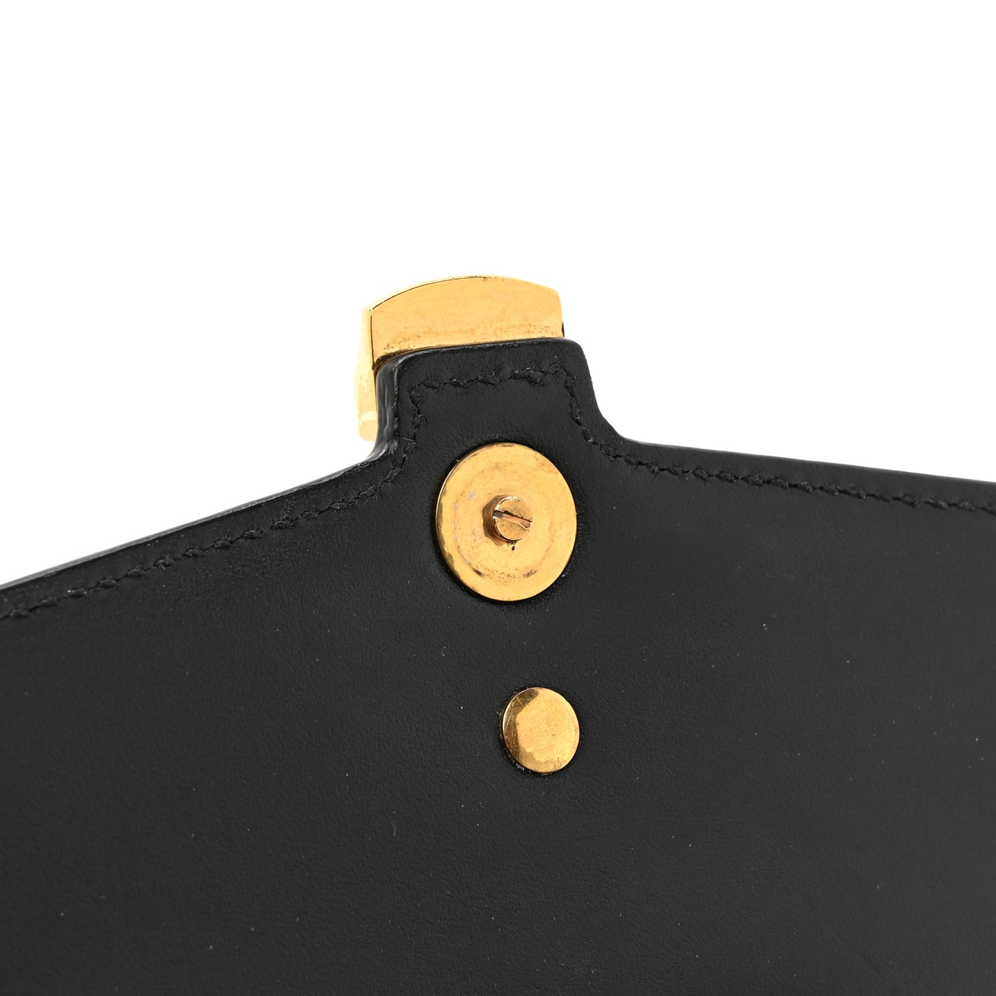 Calfskin Super Mini Sylvie Chain Shoulder Bag Black