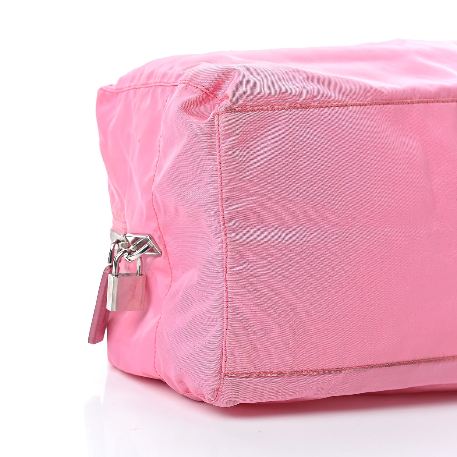 Prada Nylon Vela Sport Duffle Begonia 9 of 14