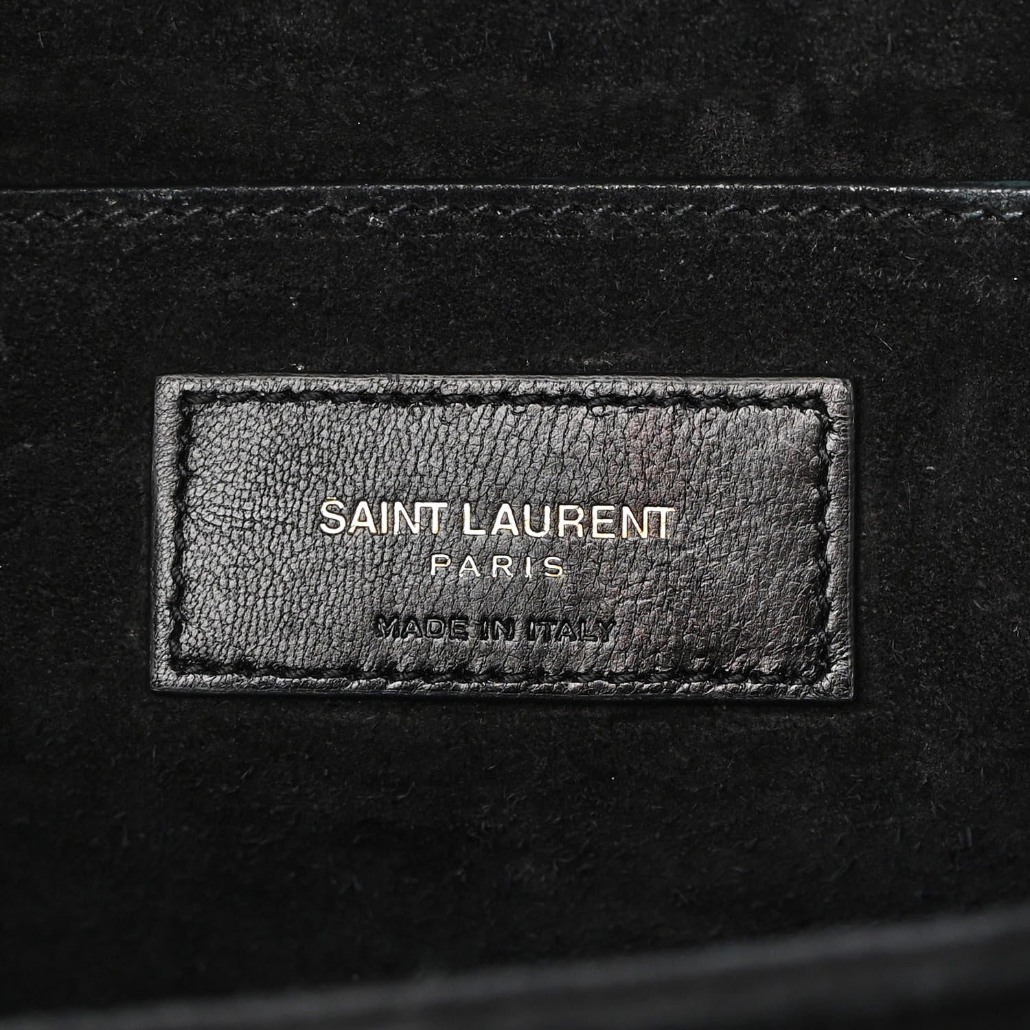 Saint Laurent Smooth Calfskin Suede Medium Bellechasse Black 6 of 14
