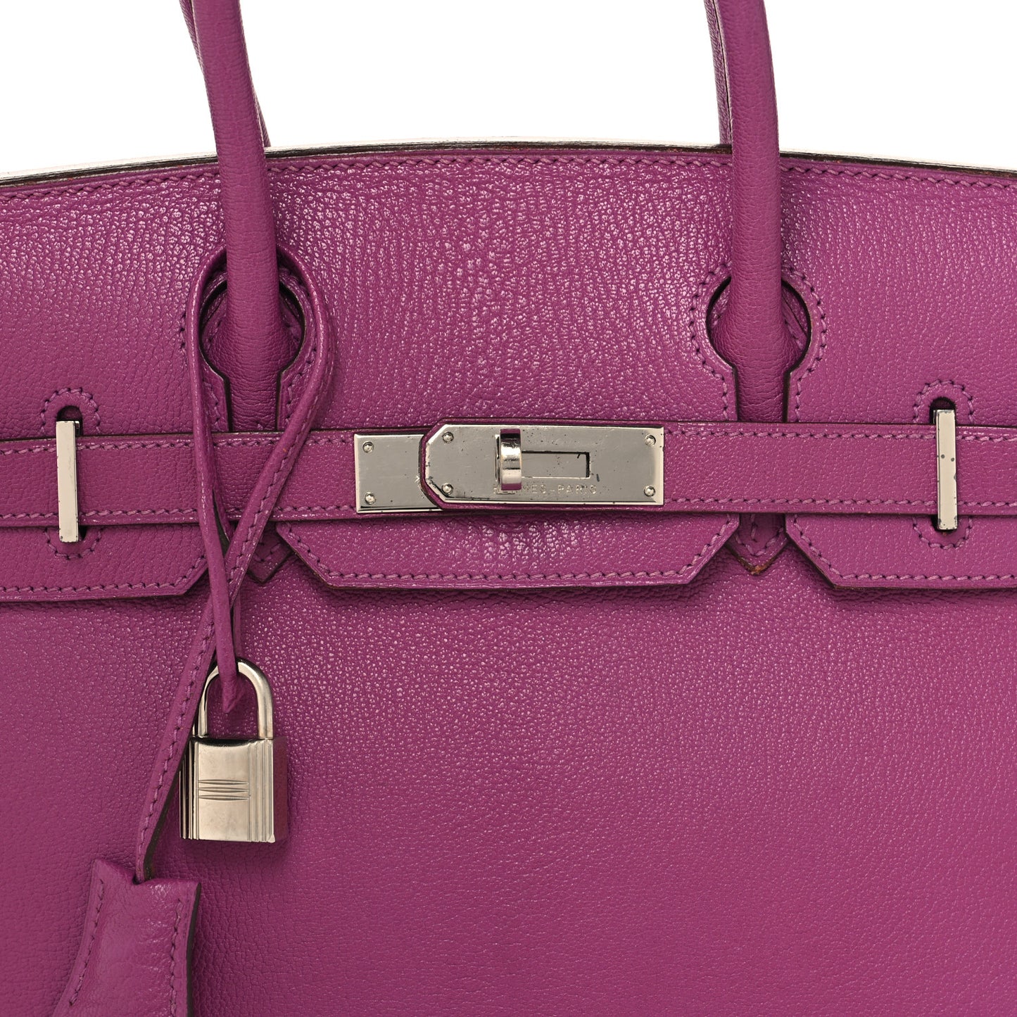 Chevre Mysore Birkin 30 Cyclamen