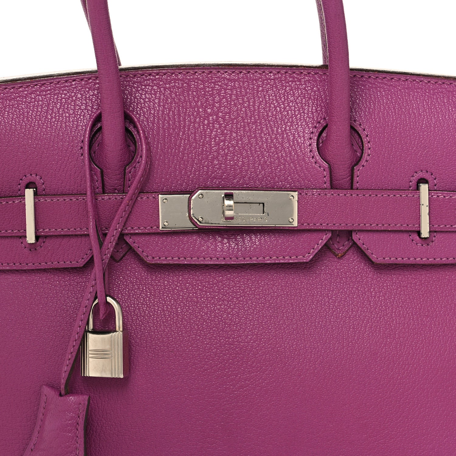 Hermes Chevre Mysore Birkin 30 Cyclamen 8 of 17