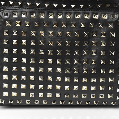Valentino Garavani Calfskin Medium Rockstud All Over Backpack Black 9 of 9