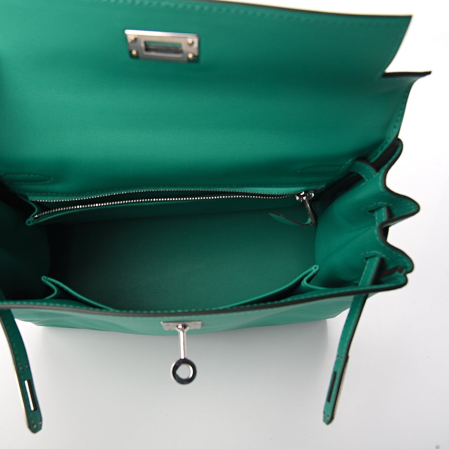 Hermes Swift Kelly Retourne 25 Vert Verone 4 of 9
