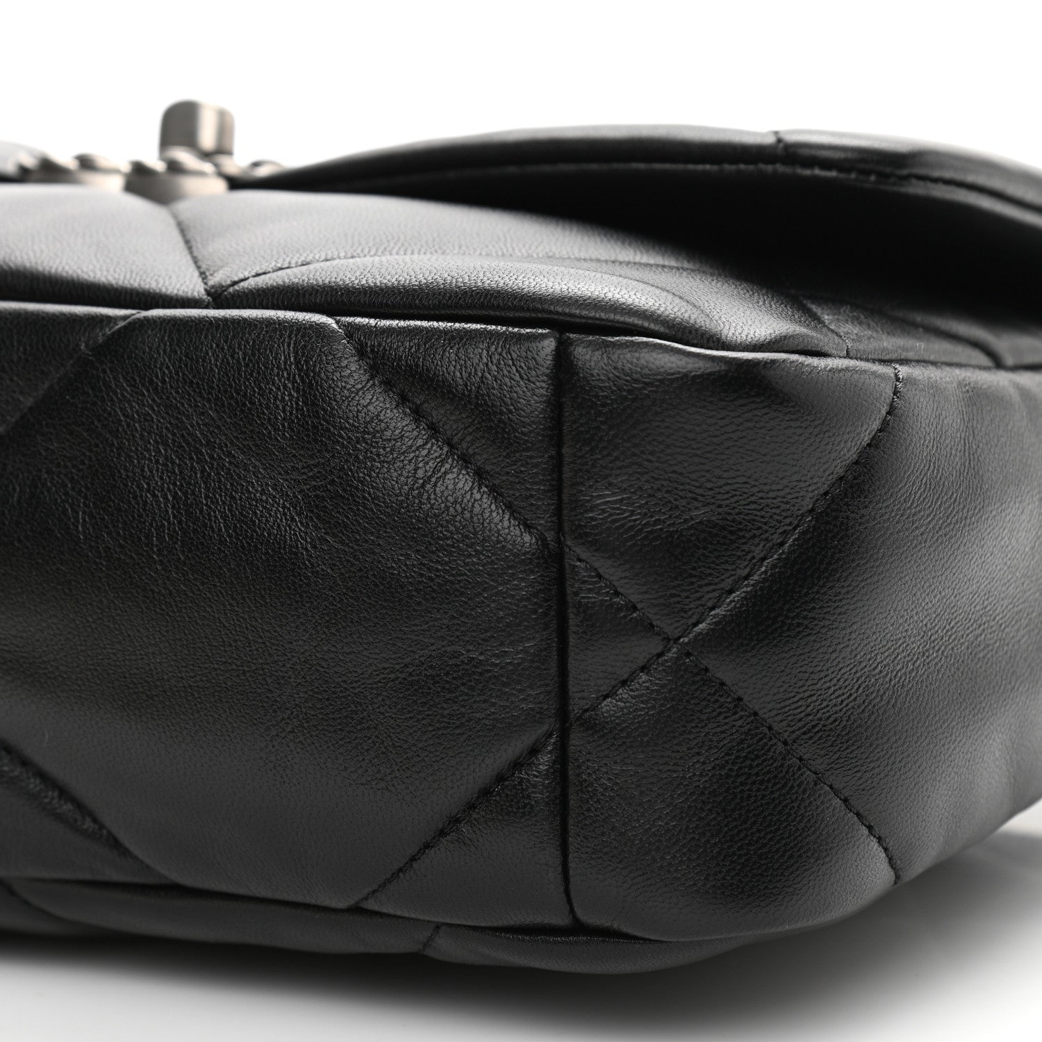 Chanel Lambskin Quilted Medium Chanel 19 Flap Black 10 of 10