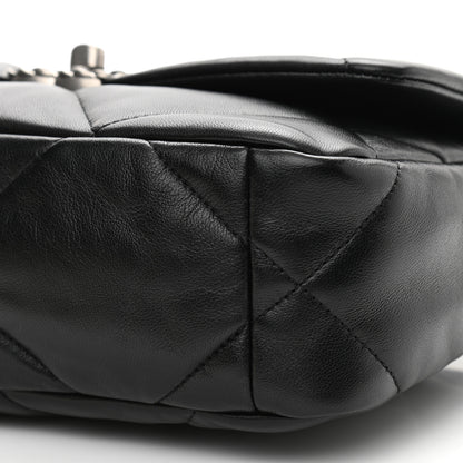 Chanel Lambskin Quilted Medium Chanel 19 Flap Black 10 of 10