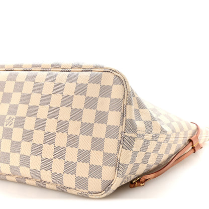 Louis Vuitton Damier Azur Neo Neverfull MM Rose Ballerine 9 of 9