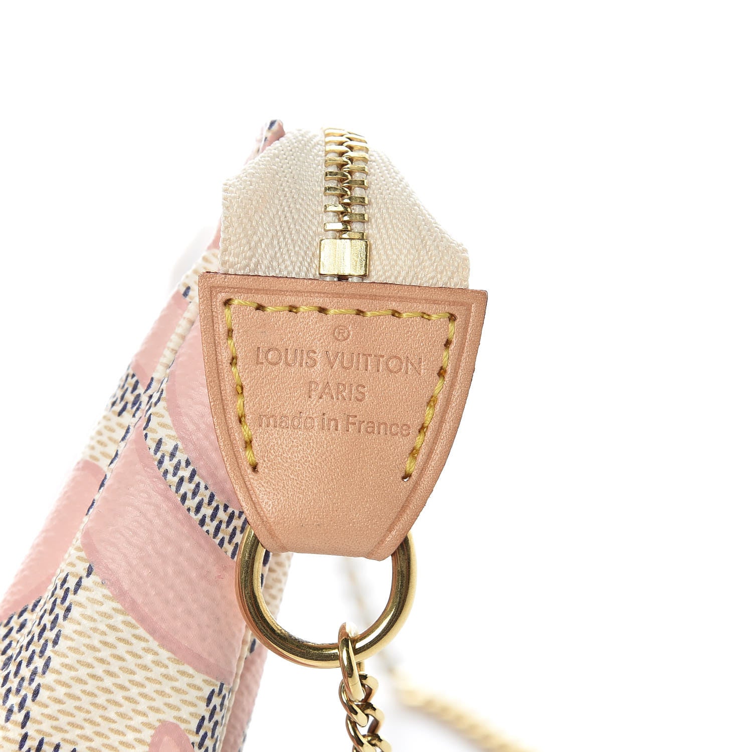 Louis Vuitton Damier Azur Tahitienne Mini Pochette Accessories 6 of 8