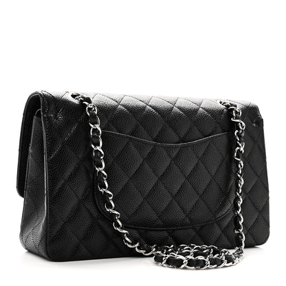 Chanel Caviar Quilted Medium Double Flap Black 3 of 10