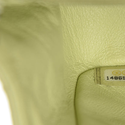 Chanel Lambskin Quilted Mini Square Flap Yellow 7 of 14