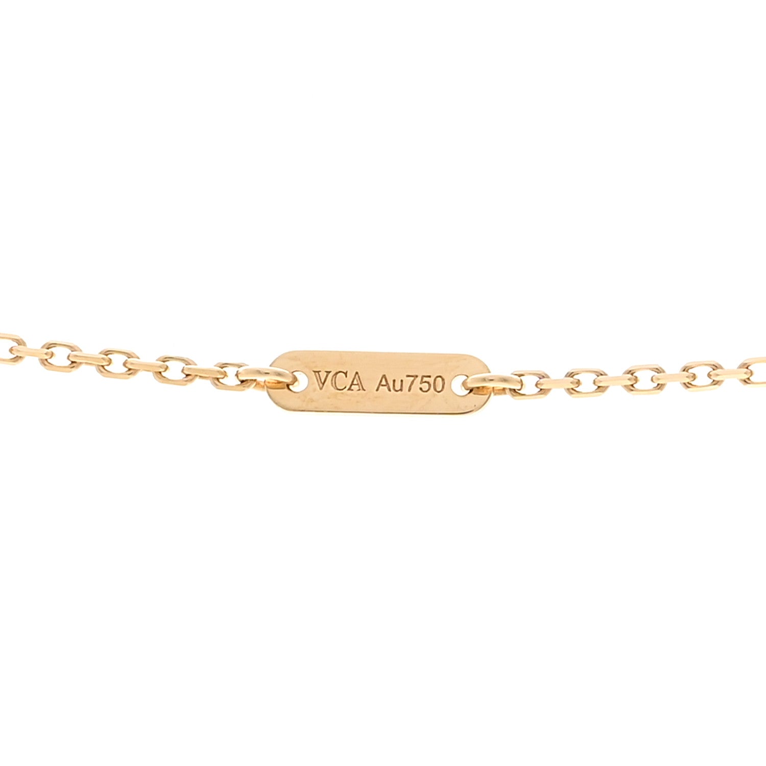 Van Cleef & Arpels 18K Yellow Gold Diamond Mini Frivole Pendant Necklace 5 of 6