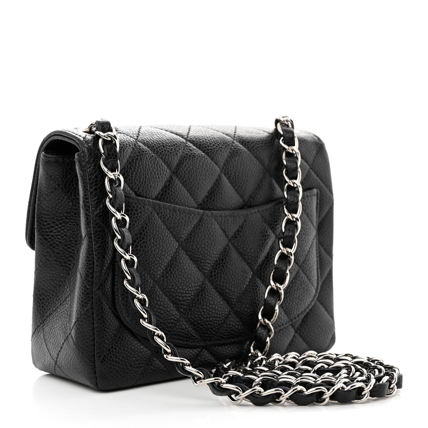 Chanel Caviar Quilted Mini Square Flap Black 3 of 11