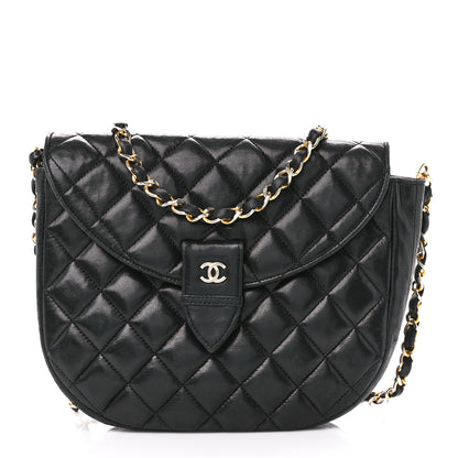 Chanel Lambskin Quilted Messenger Black 1 of 11