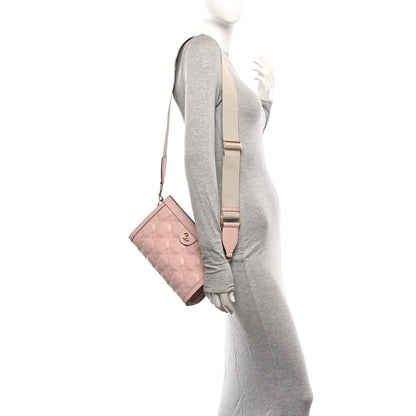 Gucci Calfskin GG Matelasse Small Slim Chain Shoulder Bag Perfect Pink Natural 2 of 10