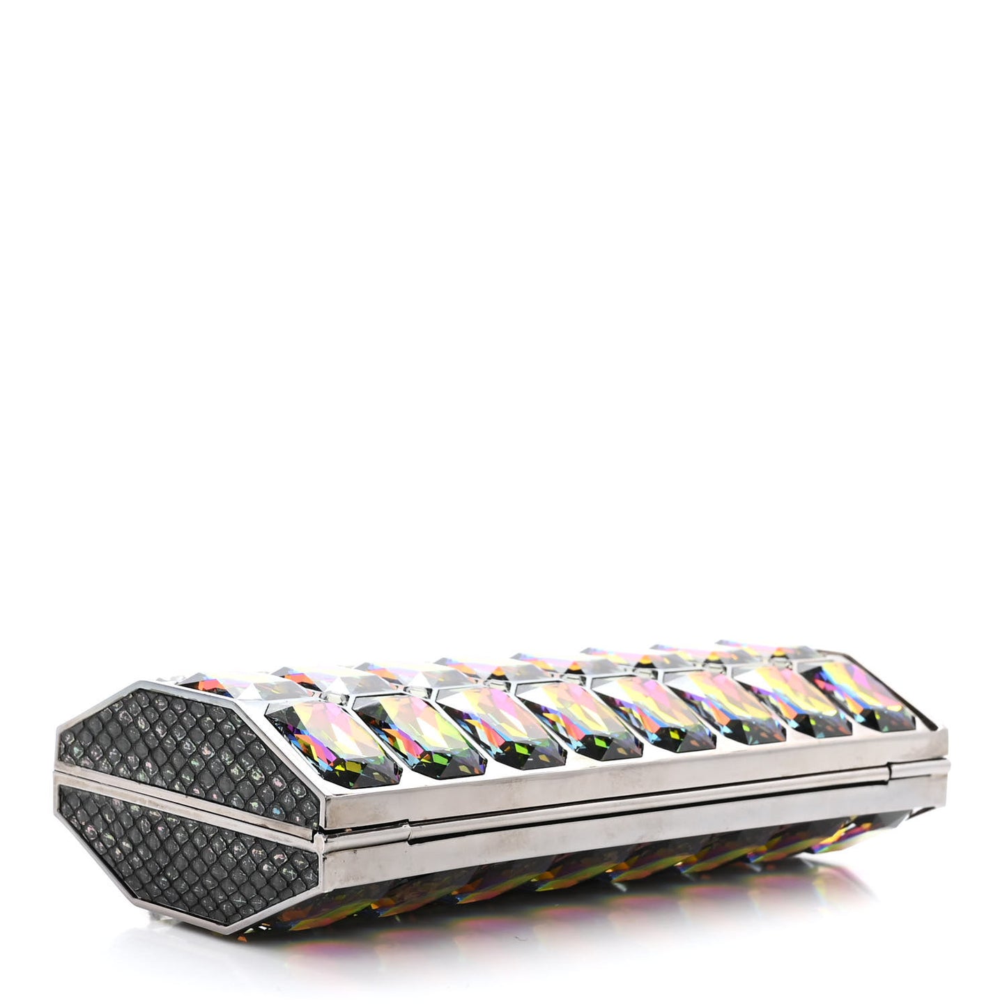 Crystal Minaudiere Clutch Multicolor