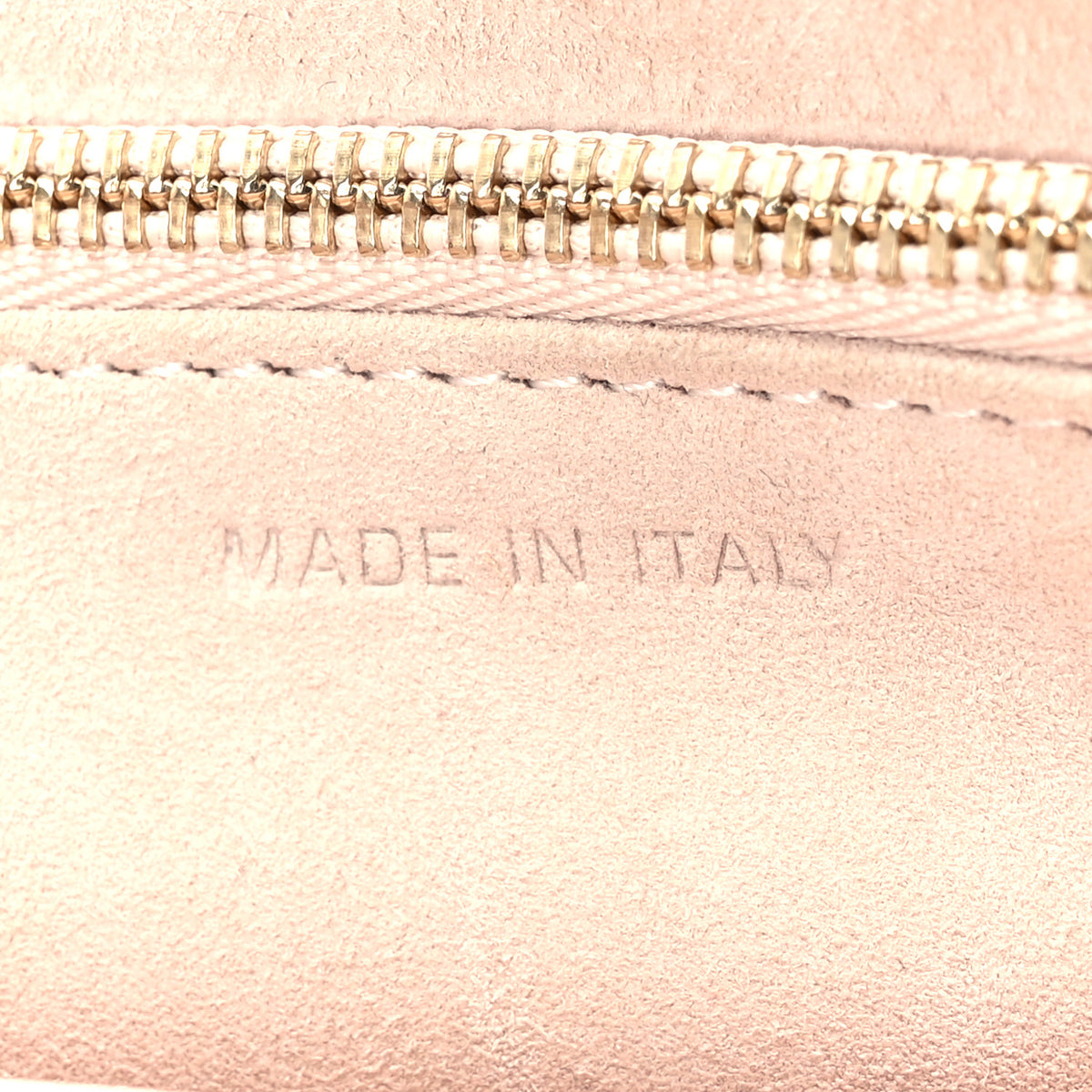 Grained Calfskin Diorama Wallet on Chain Pouch Rose Poudre