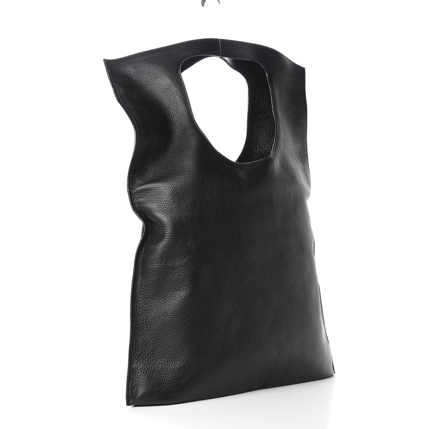 Ramskin Large Alix Padlock Zip Shoulder Bag Black