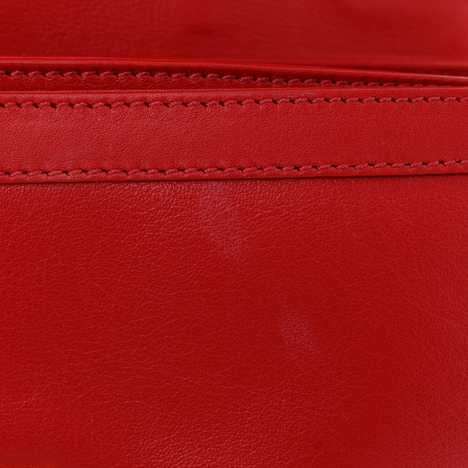 Versace Calfskin Medusa Chain Clutch Red 12 of 13