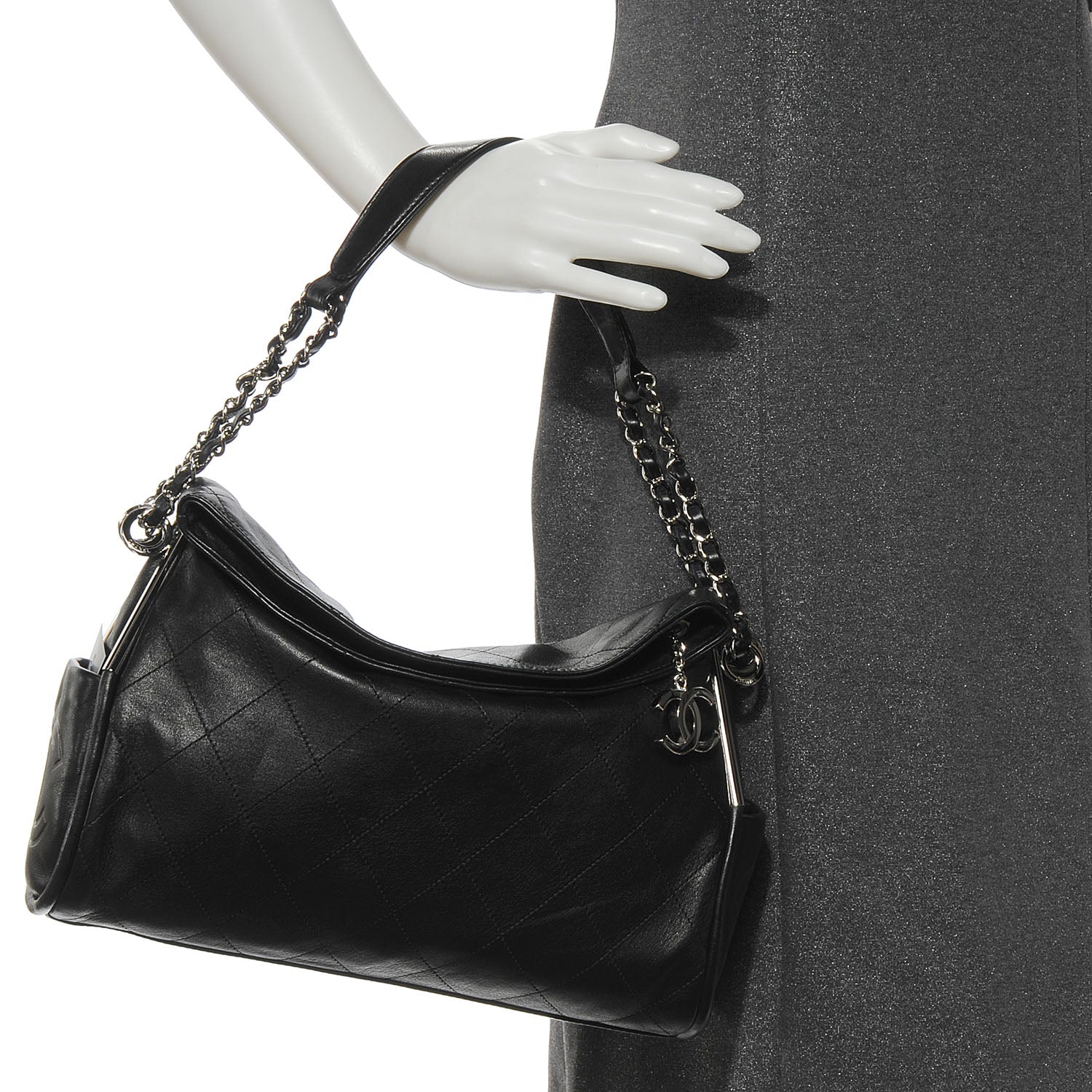 Chanel Lambskin Medium Ultimate Soft Tote Black 2 of 7