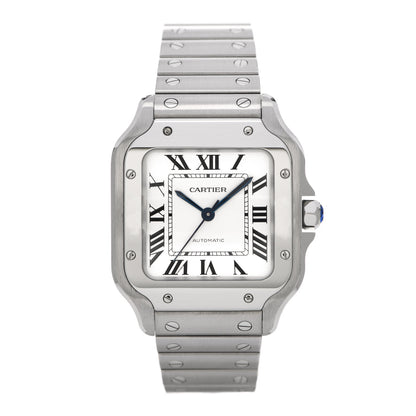 Cartier Stainless Steel 35mm Santos de Cartier Automatic Watch 1 of 5