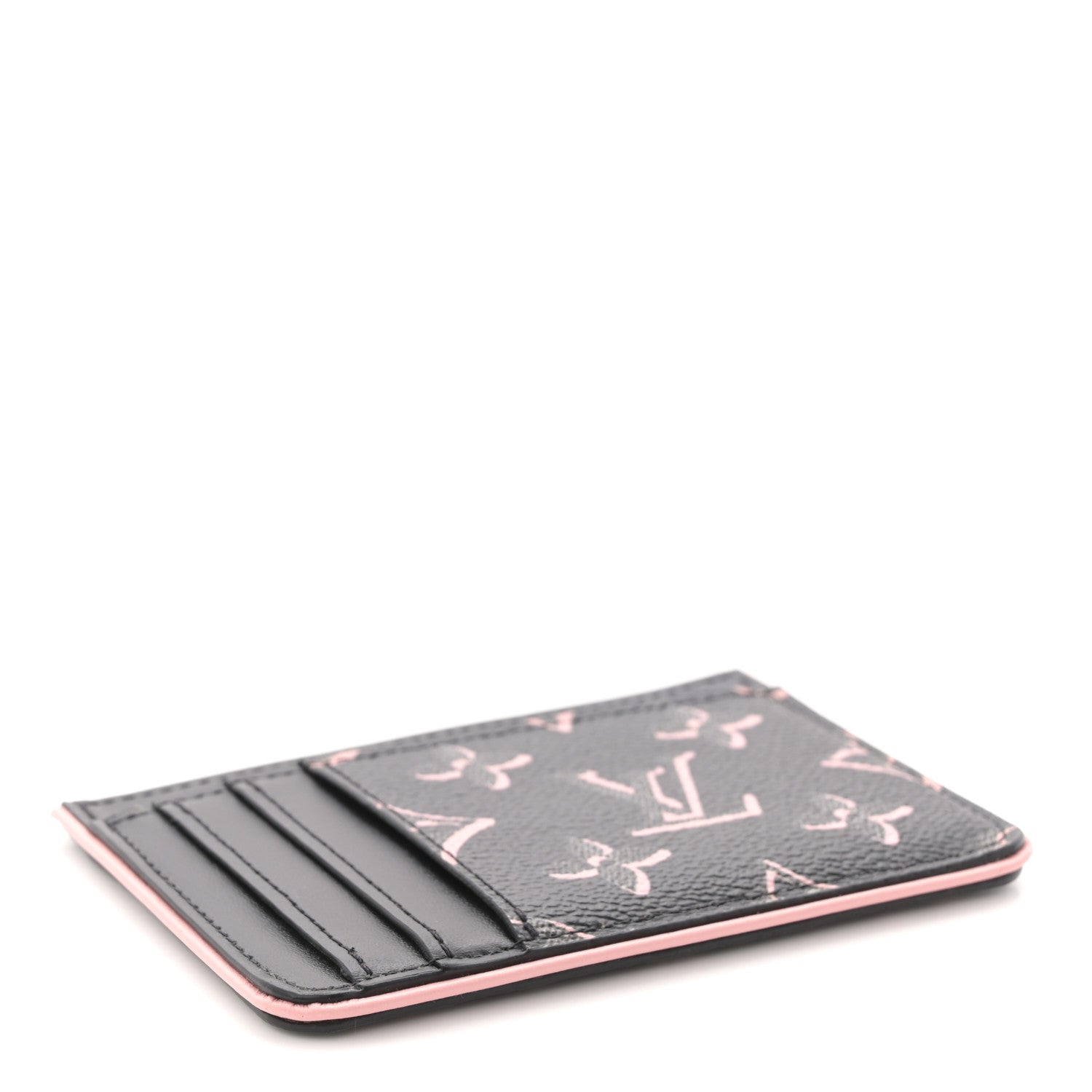 Louis Vuitton Monogram Fall for You LV Side-Up Card Holder Black 4 of 6