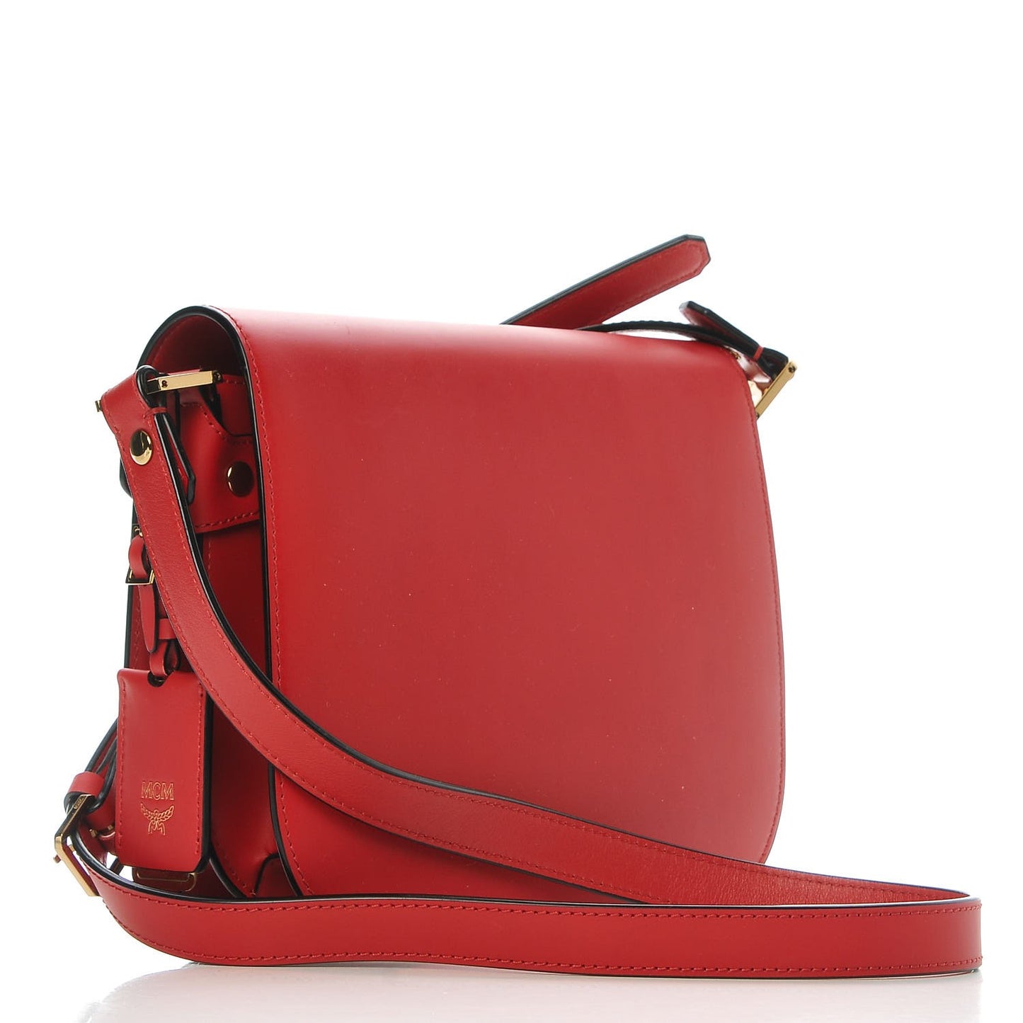 Calfskin Patricia Crossbody Bag Ruby Red