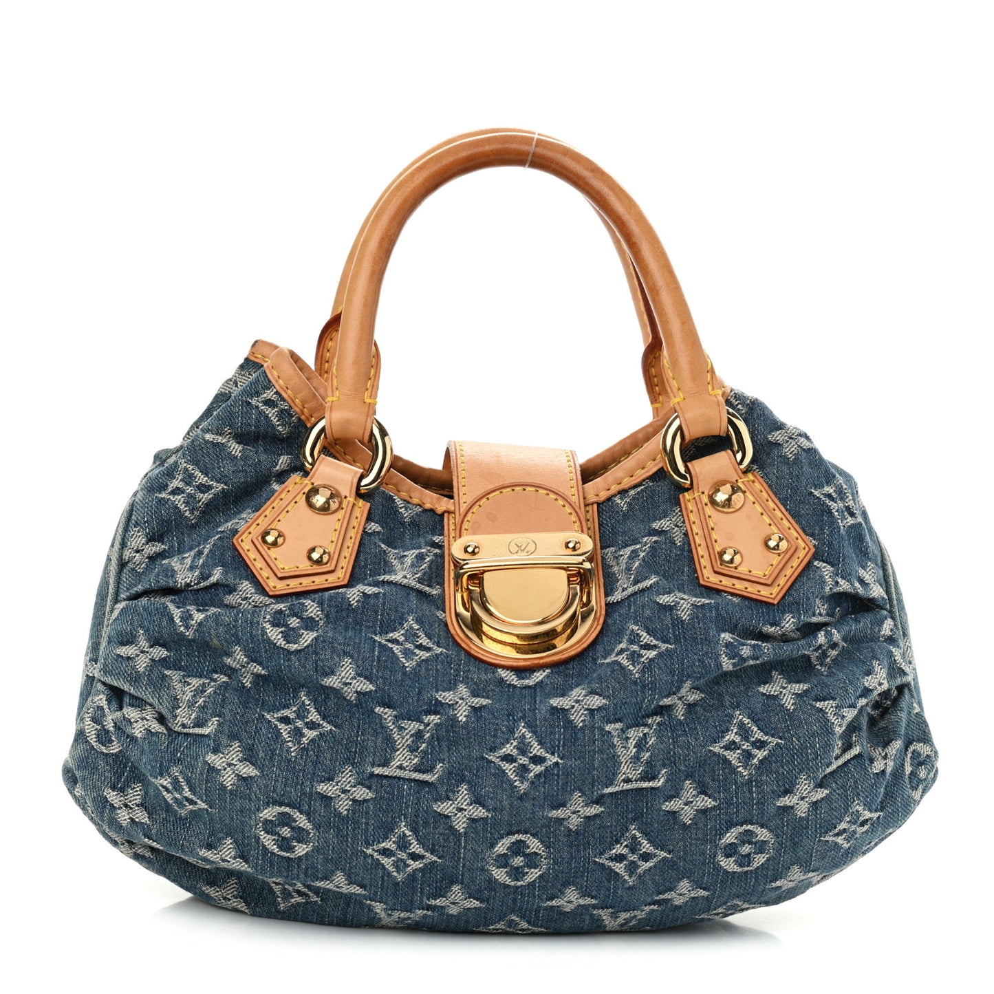 Monogram Denim Pleaty Blue