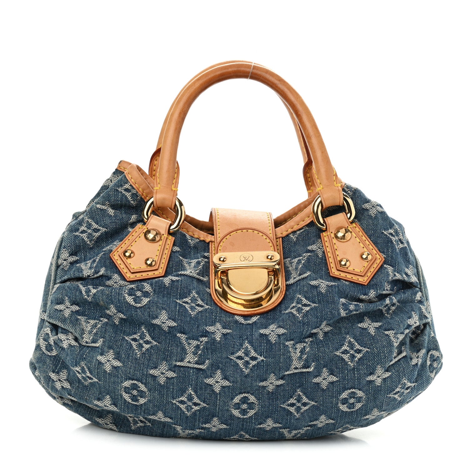 Louis Vuitton Monogram Denim Pleaty Blue 2 of 20