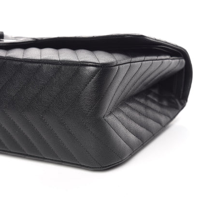 Chanel Sheepskin Chevron Quilted 2.55 Reissue 227 Flap So Black 10 of 11